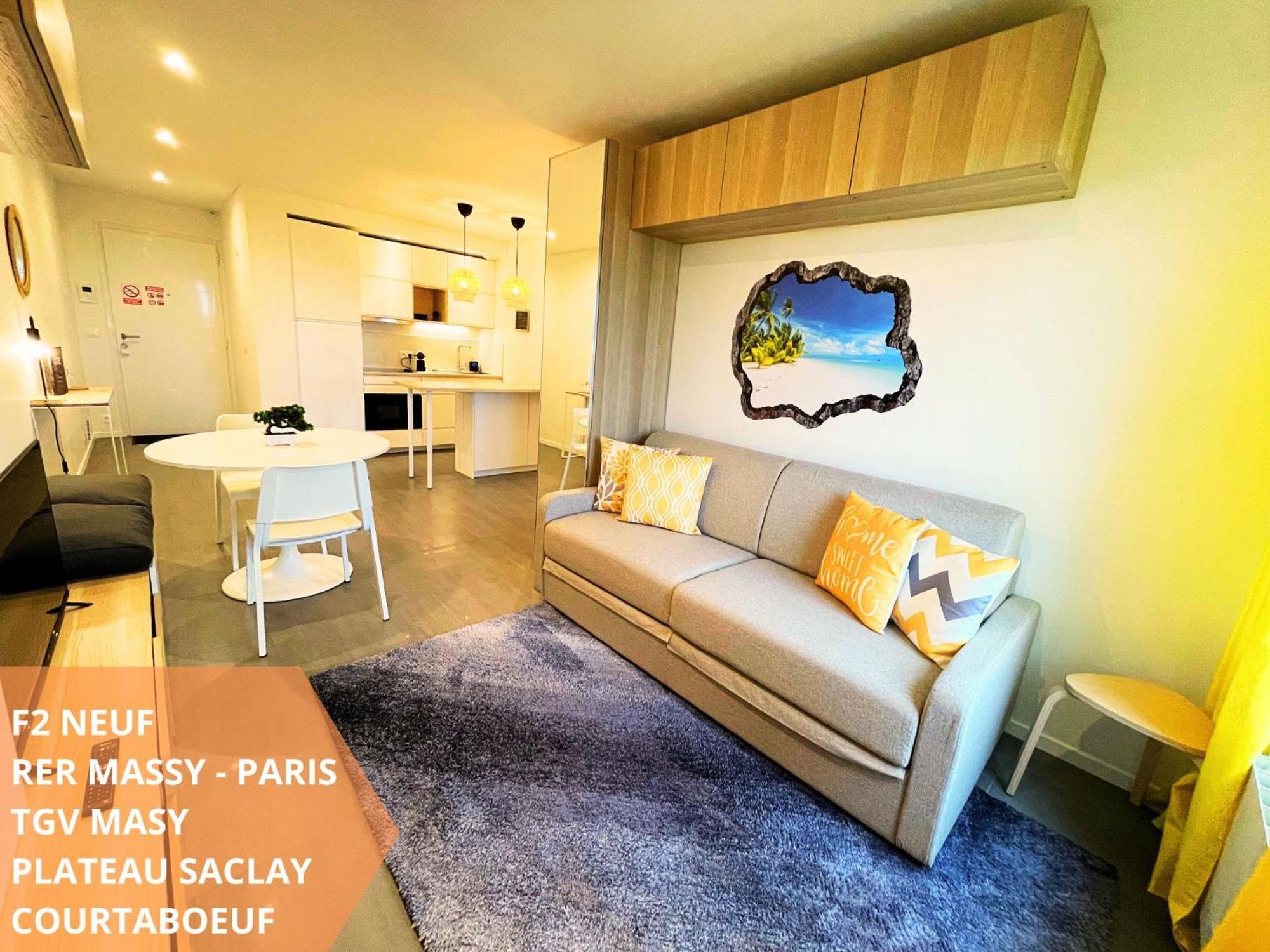 Sunset Cocoon T2 46M2 Proche Centre Ville Villejust Luaran gambar
